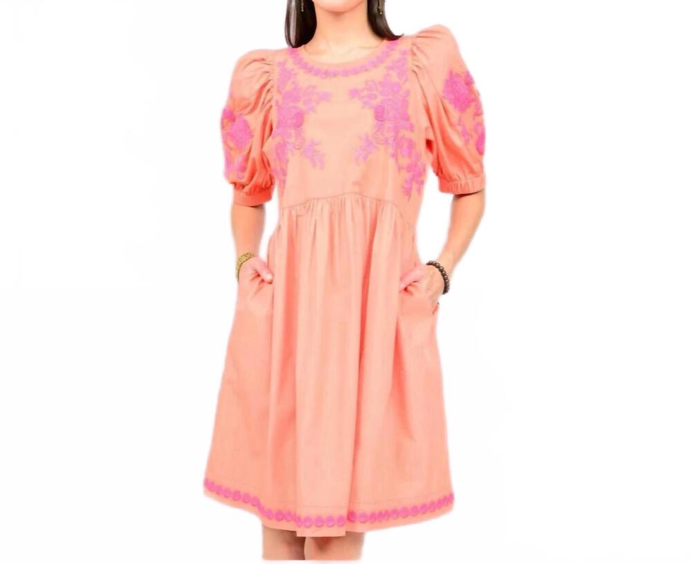 NEW SISTER MARY lorena dress in coral